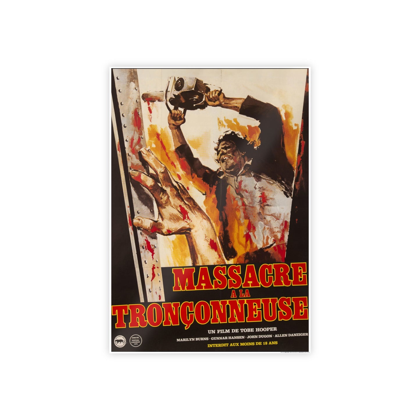 THE TEXAS CHAINSAW MASSACRE FRENCH PRINT