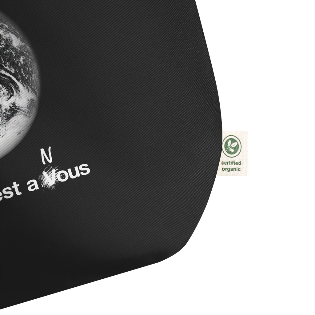 THE WORLD IS OURS LARGE TOTE
